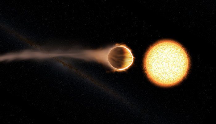 Астрономи виявили планету, яка випаровує залізо. Гарячий юпітер WASP-121b, розпечений настільки, що з його атмосфери в космос випаровуються навіть важкі елементи.