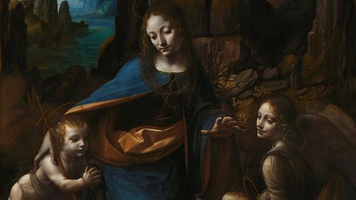 Під шедевром Леонардо да Вінчі знайдено схований ескіз. Дослідники виявили сліди прихованого зображення, на якому поза діви Марії помітно змінена.