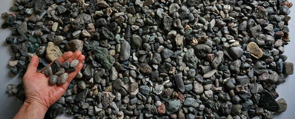 Згідно з новим дослідженням, пластик може маскуватися під звичайну гальку. Нова форма пластикового забруднення не відрізняється від каменів.