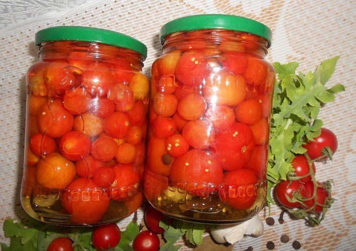 мариновані томати з насінням гірчиці — смачна закуска