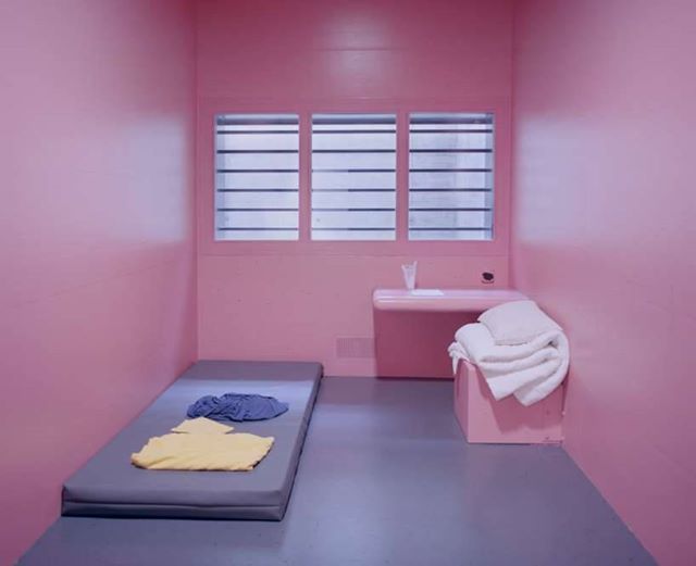 У Швейцарії пофарбували камери у в'язниці в рожевий колір, здогадалися для чого?. Тридцять тюремних камер у Швейцарії були пофарбовані в рожевий колір для того, щоб заспокоїти агресивних в'язнів.