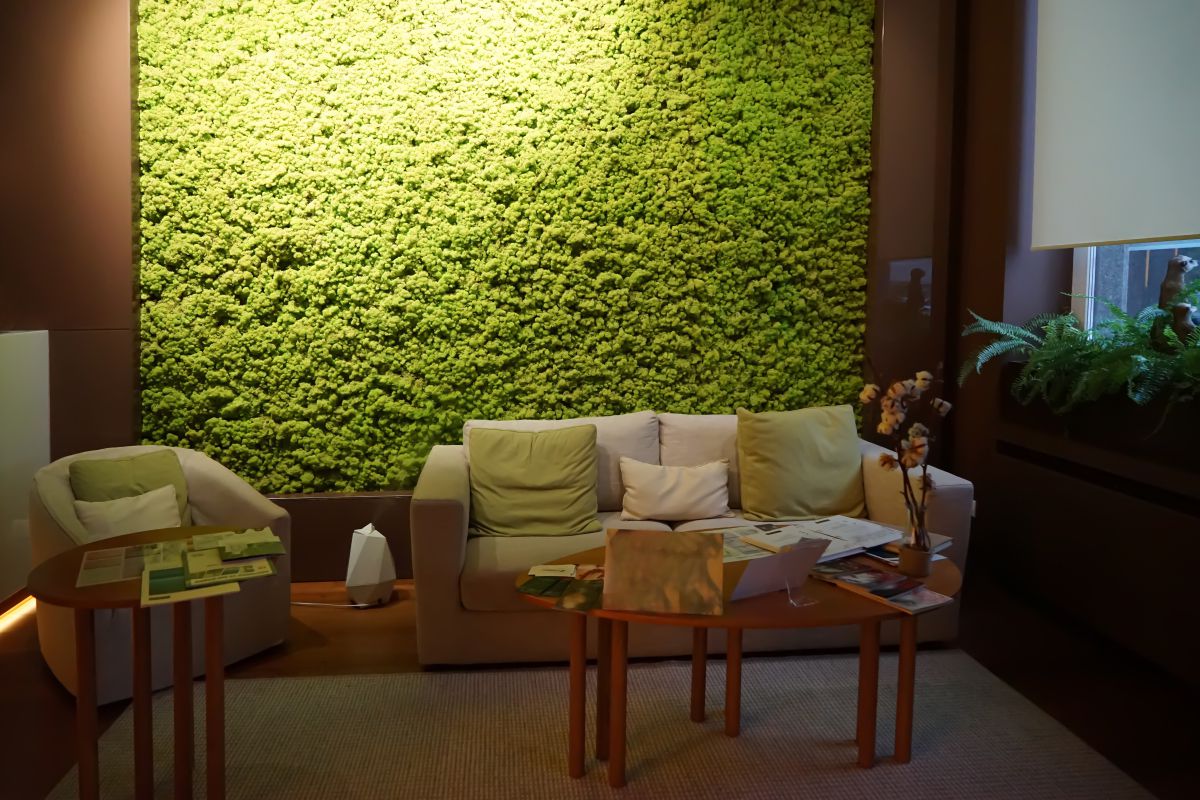 Декоративний живий мох в інтер'єрі квартири або будинку. Включаючи такі «живі елементи» в інтер'єр, ви зможете створити унікальний дизайн.