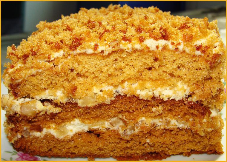бісквітний торт «медовий»: рецепт гідний вашої уваги