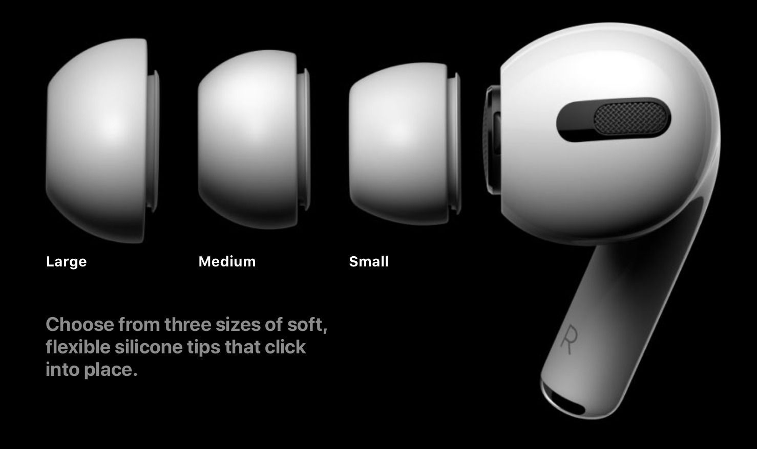 Apple представила AirPods Pro з шумозаглушенням. Нові преміальні бездротові навушники дозволяють зосередитися тільки на бажаному для слухача звуці.