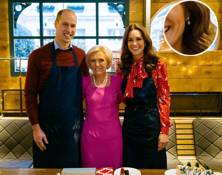 Для участі у телешоу Кейт Міддлтон обрала улюблені сережки королеви. Герцог і герцогиня Кембриджські взяли участь у різдвяній програмі на британському телебаченні.