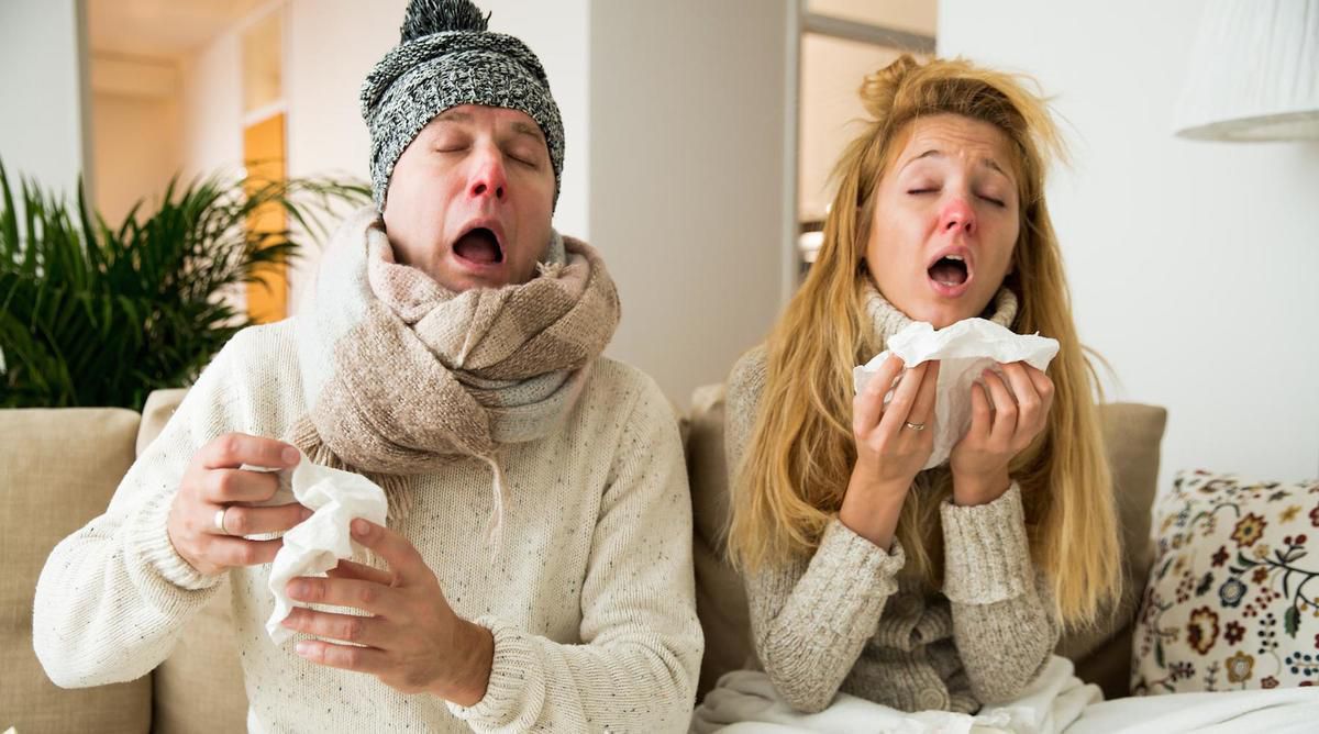 Вчені довели, що люди, які хворіють на грип, не можуть заразитися звичайним ГРВІ. Грип та ГРВІ не можуть одночасно розповсюджуватись.