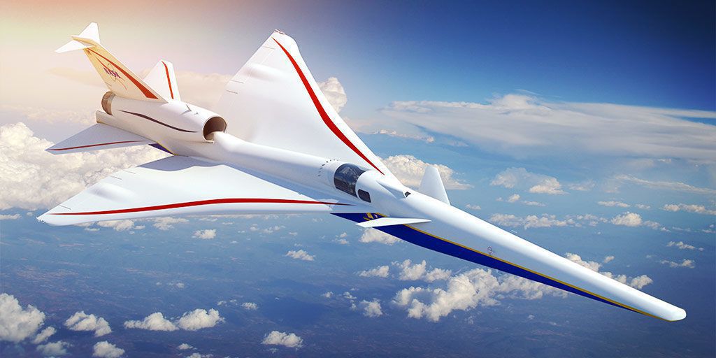 NASA схвалили збірку «тихого літака», у 2021 плануються випробування. Це літак, що видає мінімум шуму при проходженні звукового бар'єра.