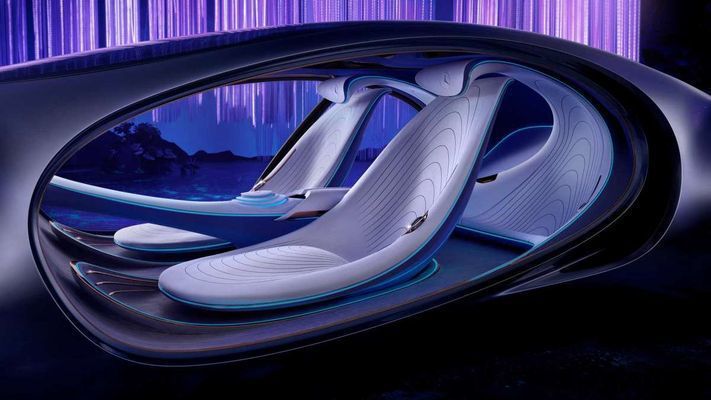 Mercedes-Benz презентував футуристичний електромобіль-аватар. На створення унікальної новинки розробників надихнув фільм Джеймса Кемерона «Аватар».