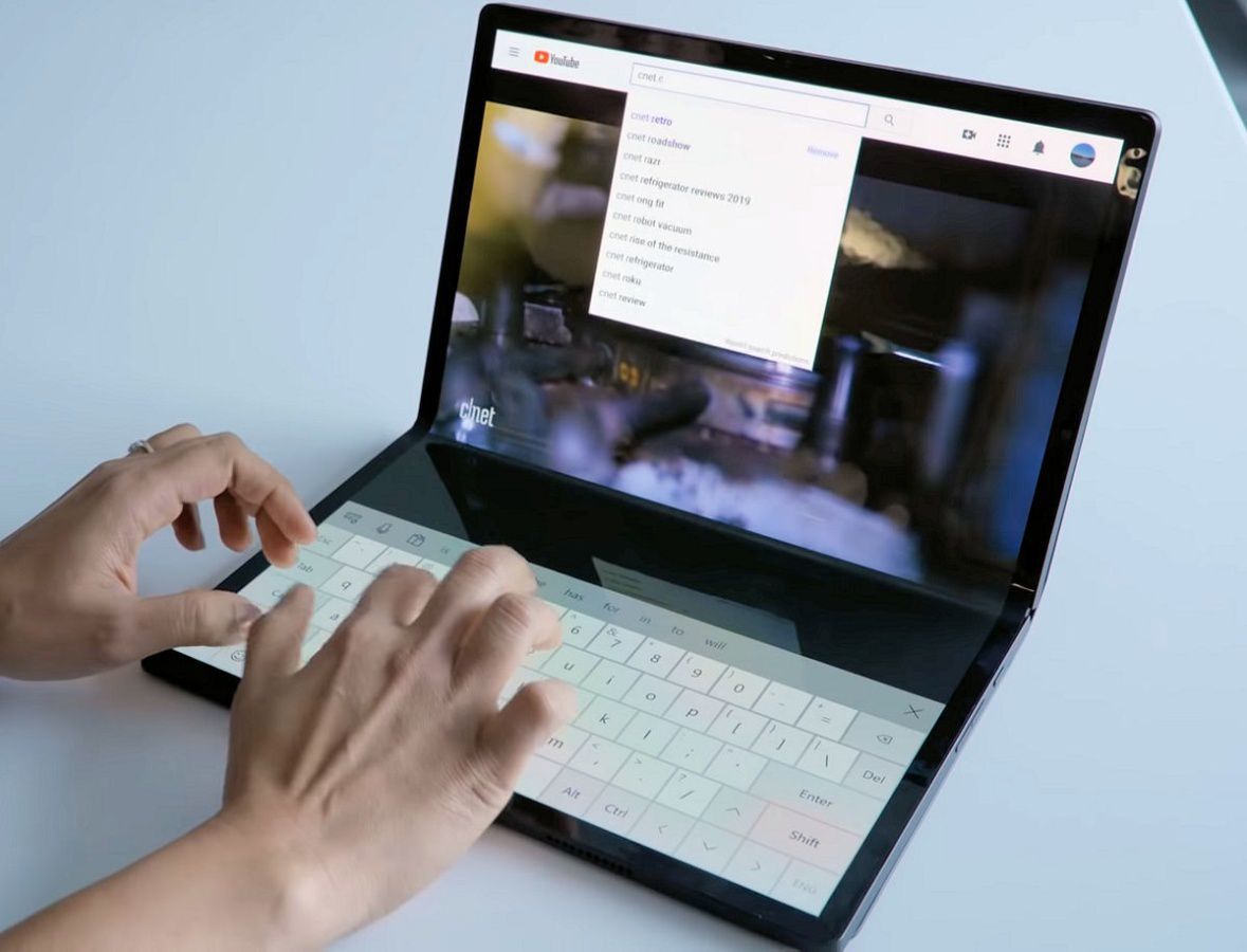 Компанія Intel створила дивовижний складний ноутбук з гнучким екраном. На CES 2020 був представлений складний комп'ютер Horseshoe Bend.