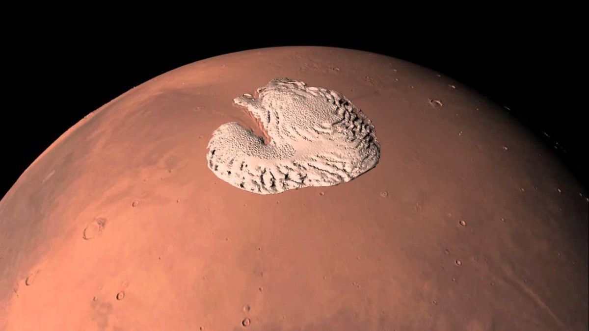 На південному полюсі Марса знайшли шаруватий лід. Вчені нарешті знайшли пояснення стосовно цієї дивної знахідки.