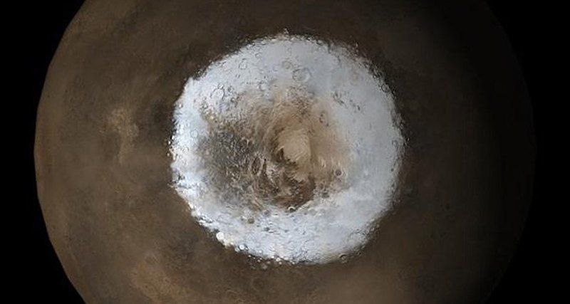 На південному полюсі Марса знайшли шаруватий лід. Вчені нарешті знайшли пояснення стосовно цієї дивної знахідки.