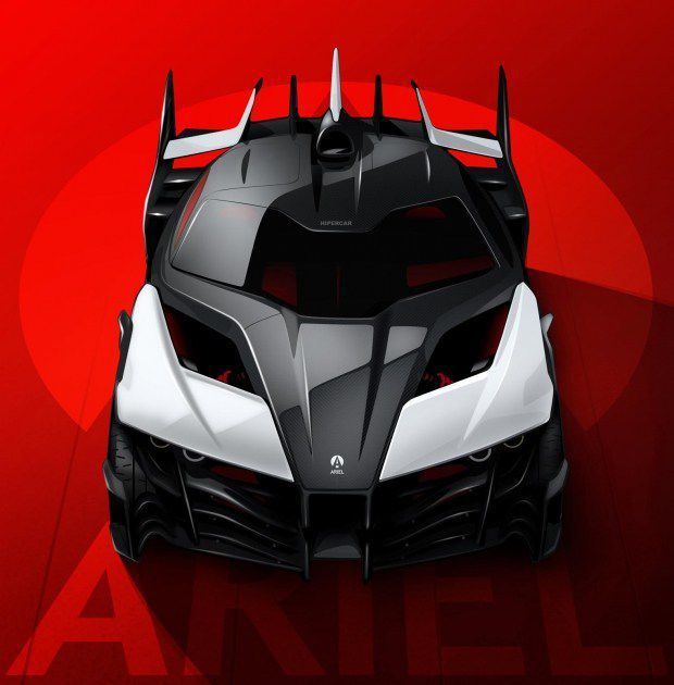 З'явиться ще один гравець серед електричних суперкарів: Ariel Hipercar. Новий електричний суперкар кине виклик Tesla Roadster та Pininfarina Battista.