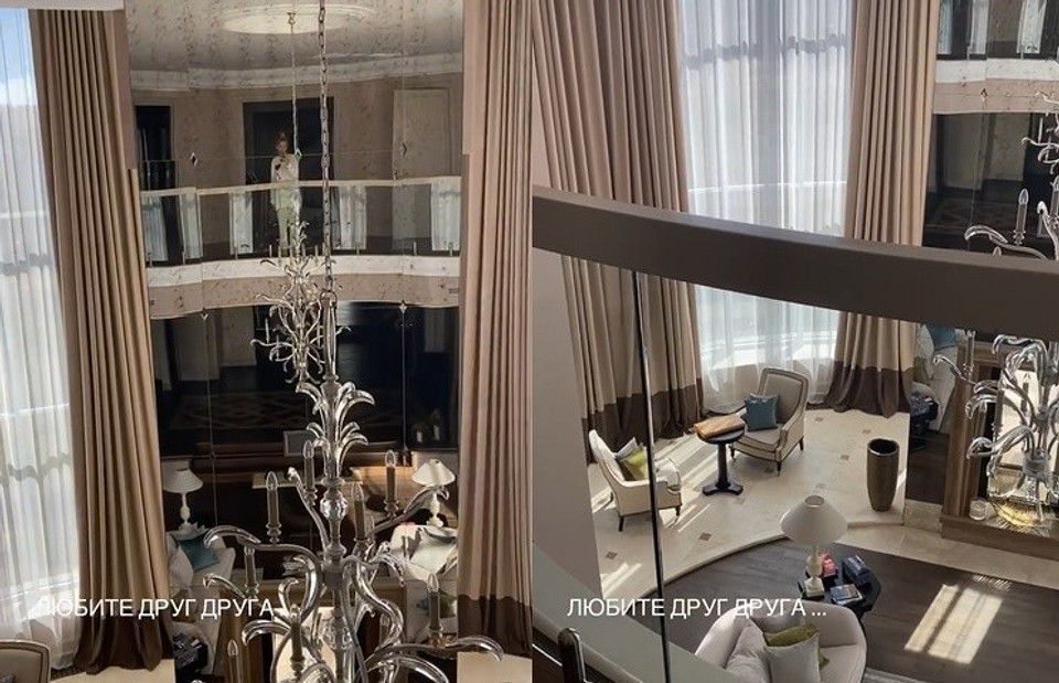 Віра Брежнєва вразила шанувальників фотографією інтер'єру заміського особняка. Артистка вперше показала свій розкішний будинок.