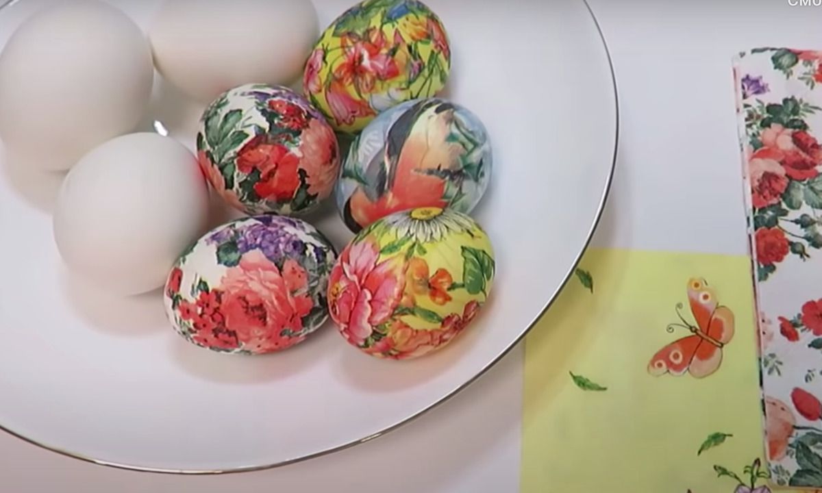 Незвичайні й дуже гарні яйця на Великдень 2020 за допомогою звичайних серветок!. У захваті й дорослі та діти!