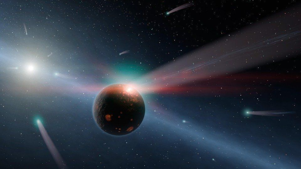 Вченими у космічному просторі знайдена цукрово-алкогольна комета. Комета, яка постійно викидає алкоголь і цукор в космос.