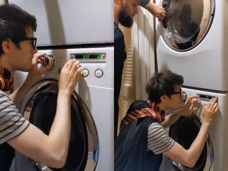 Американський блогер виконав музичну тему з «Гаррі Поттера» на пральній машинці. Автор відео визнав, що витратив на створення цього шедевру кілька годин.
