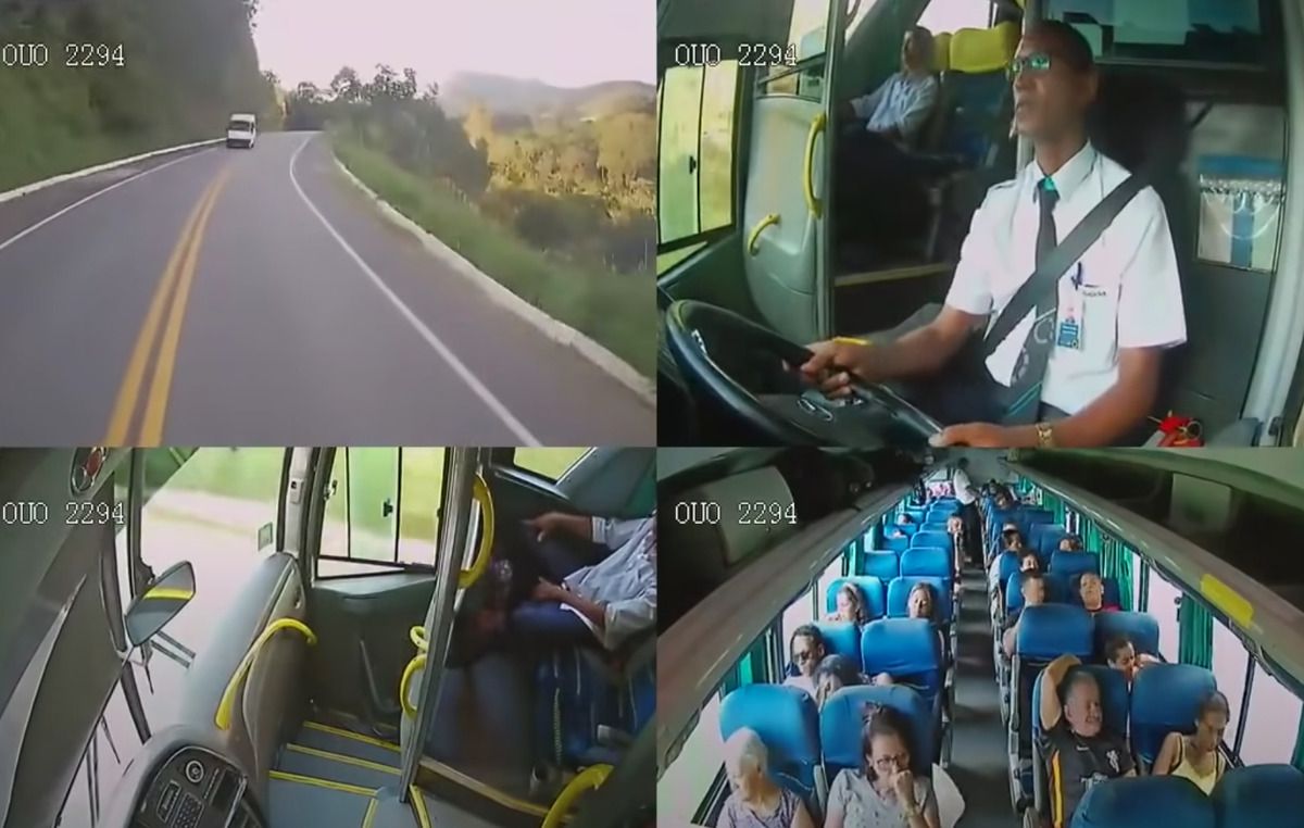 Водій автобуса завдяки своєму досвіду врятував десятки пасажирів від аварії. Водій зробив це так вправно, що пасажири майже нічого не помітили.