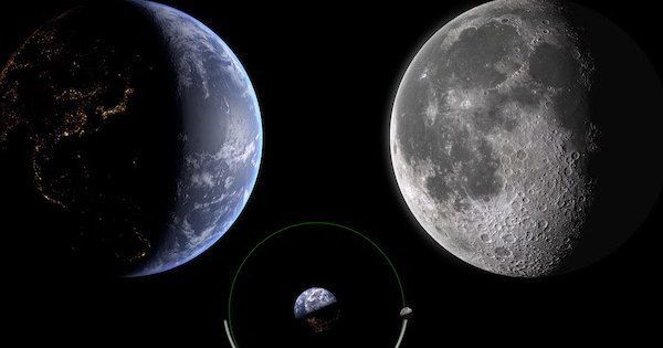Чи замислювалися ви, як виглядає Земля з Місяця? Вчений створив неймовірне відео, яке відповість на це питання. Планетолог створив відео, як Місяць і Земля «бачать» один одного.