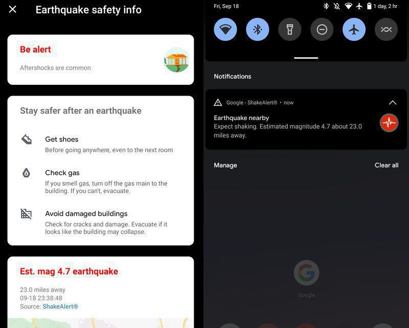 Google використовує смартфони Android, як сейсмографи, які попереджають про землетруси і радять, як вижити. Google показав, як Android-смартфони бачать землетрус.