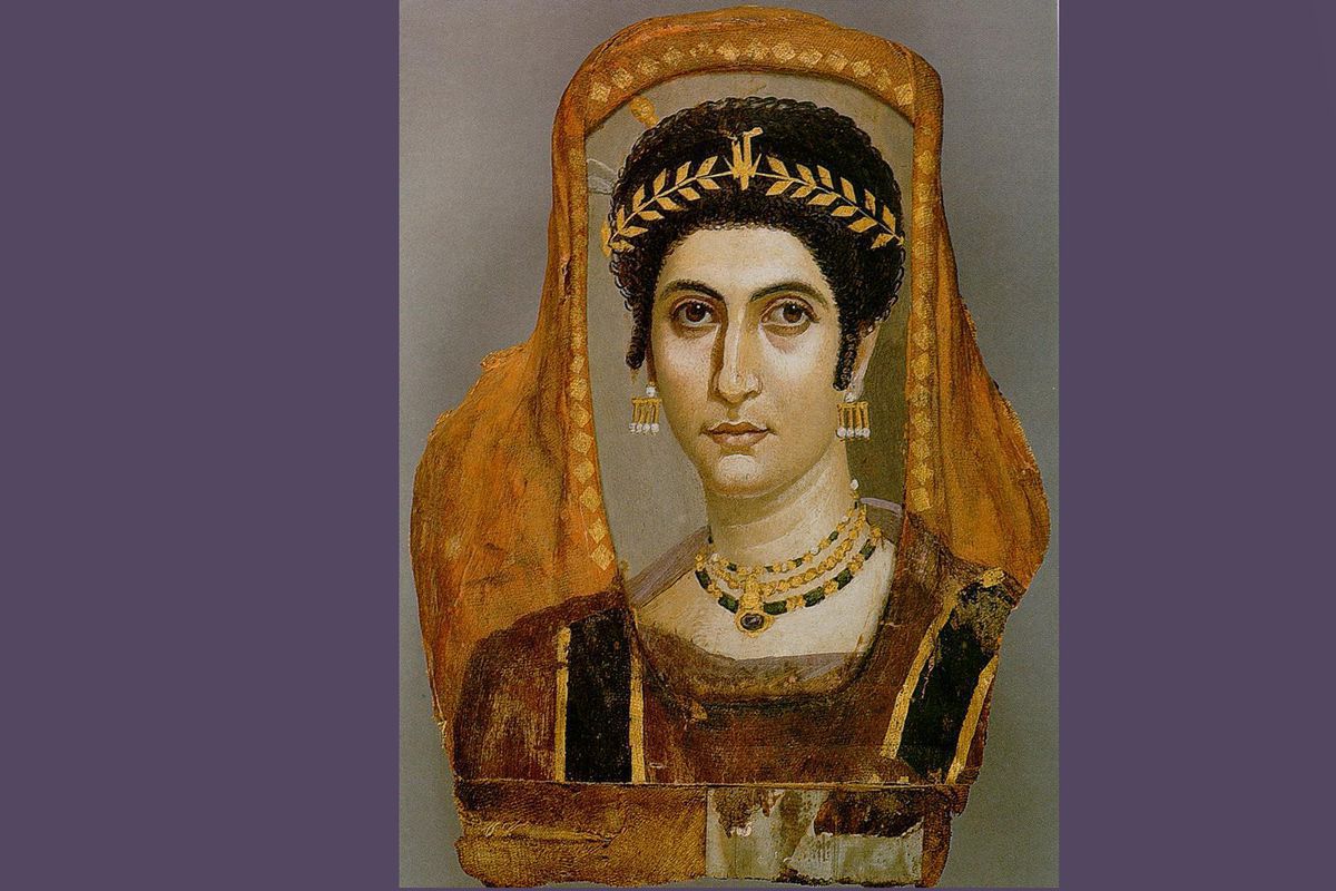 У Болгарії при розкопках знайдена сережка з фаюмських портретів. Загублена антична прикраса.