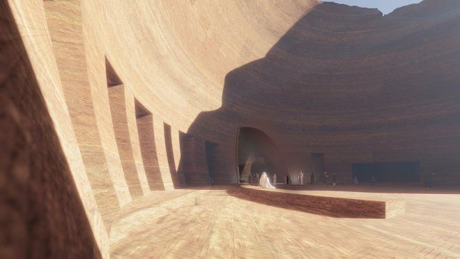 Відомий французький архітектор побудує люксовий курорт посеред Аравійської пустелі. Зараз проєкт знаходиться на ранній стадії розробки.
