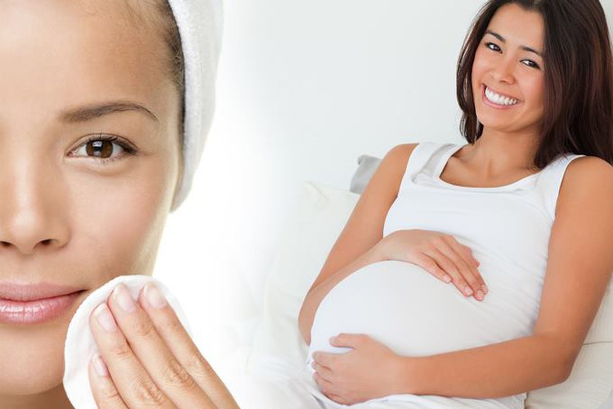 Корисні поради щодо догляду за шкірою під час вагітності. Шкіра вагітної жінки теж потребує догляду.