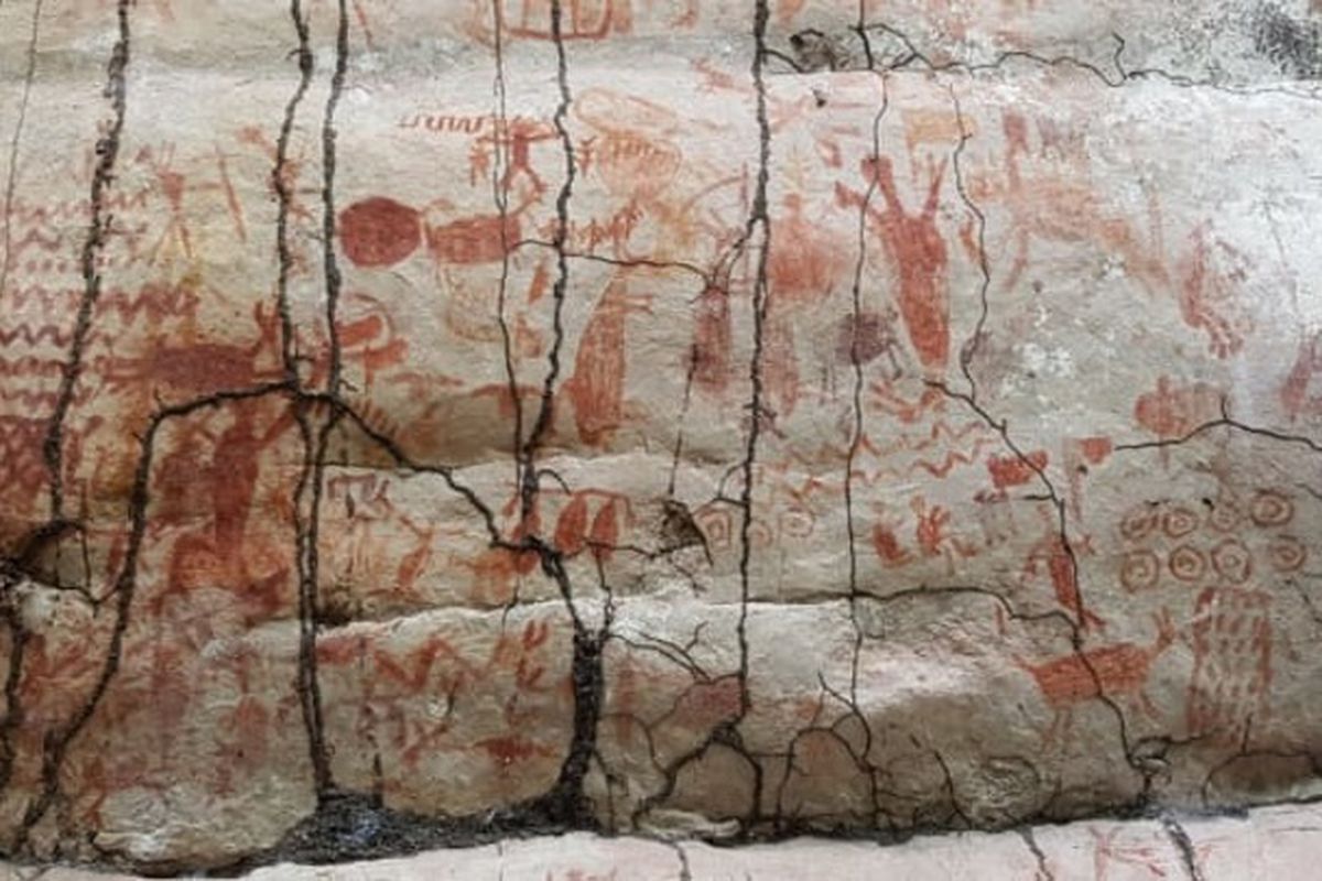 Археологи виявили в джунглях Колумбії десятки тисяч дивовижних наскельних малюнків. Дивно реалістичним зображенням, що нагадують сучасну інфографіку, 12 тисяч років.