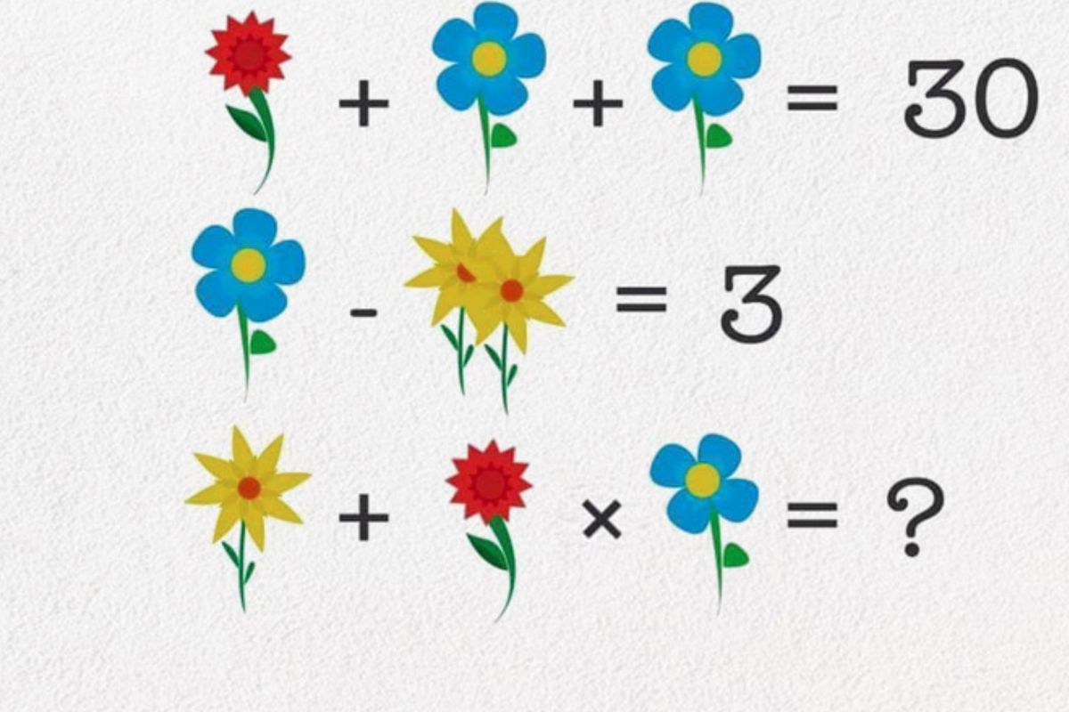 Ця дитяча загадка поставила в глухий кут весь інтернет — а ви зможете дати правильну відповідь?. Логічна загадка з квітами.