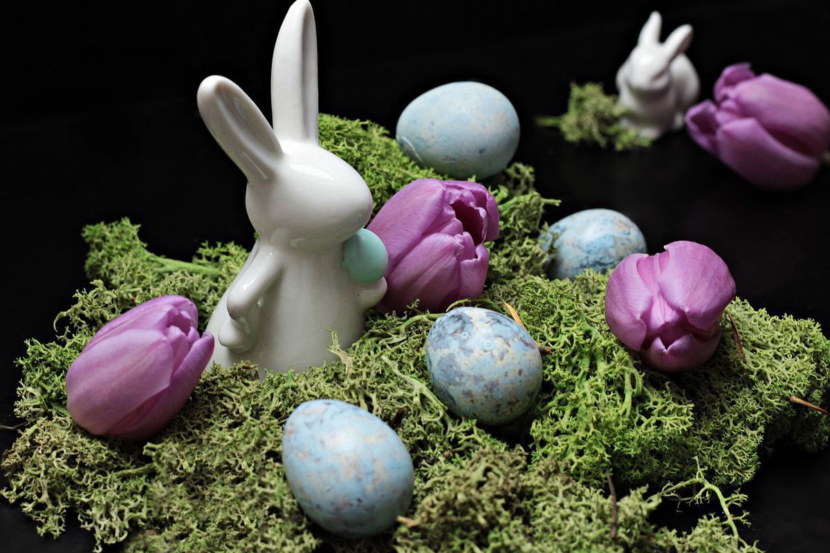 Простий спосіб фарбування яєць на Великдень натуральним барвником — чаєм каркаде. Щасливого свята!