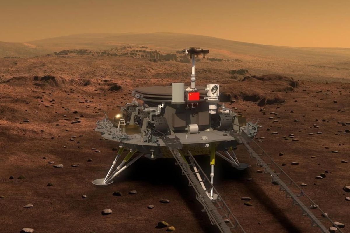 Перший китайський марсохід висадився на Червону планету. Він пропрацює не менше 90 марсіанських днів.