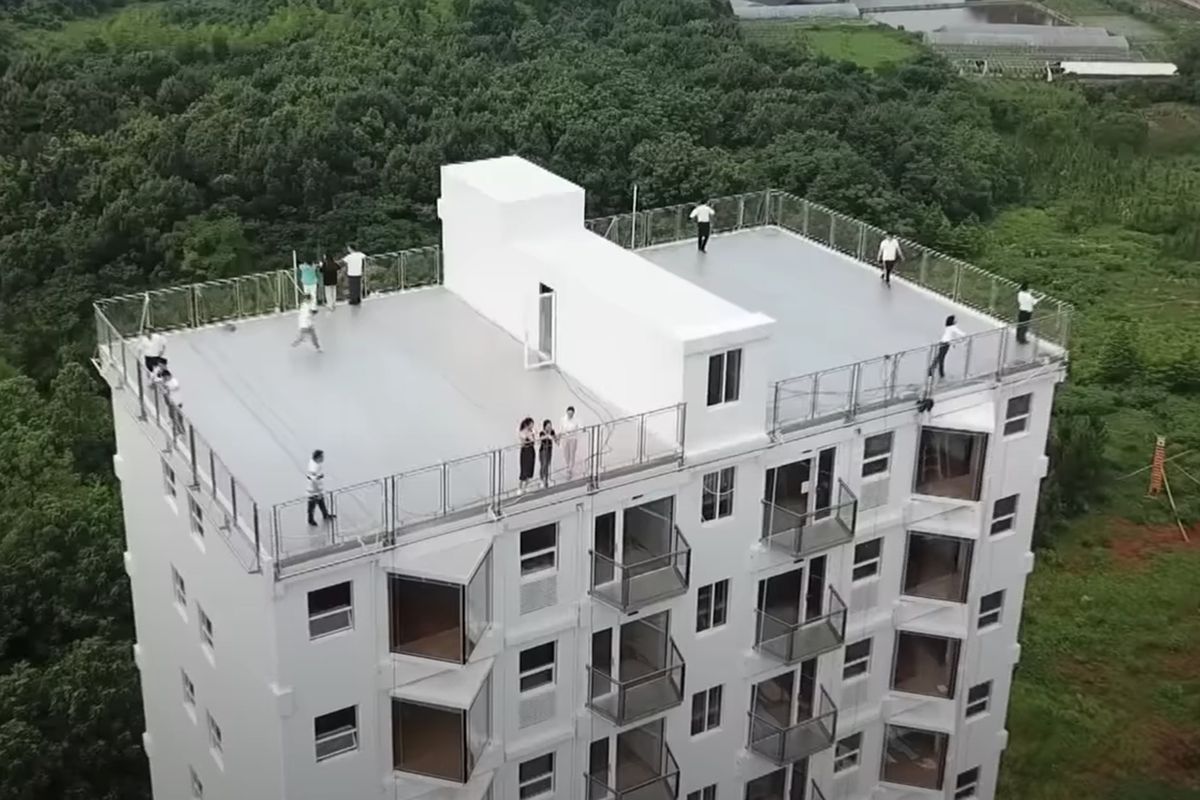 Китайська будівельна компанія зробила неможливе — побудувала будинок за якісь смішні 29 годин. І це вже з ремонтом квартир!