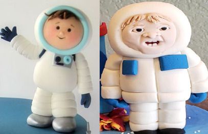 Батьки замовили синові на день народження торт з космонавтом, але від побаченого потекли сльози. А головне — кондитер зробив все за технічним завданням.