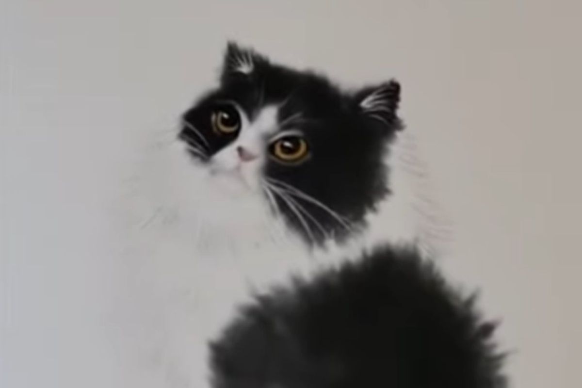Художники з Китаю поділилися ідеями малювання кішок на рисовому папері. Неймовірно красиво!