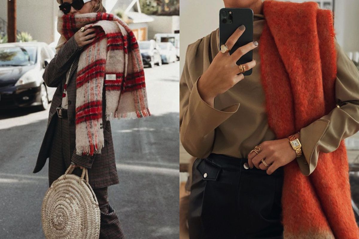 Як носити шарфи і палантини — головний аксесуар сезону. Надихайтеся стильними образами фешн-блогерів.