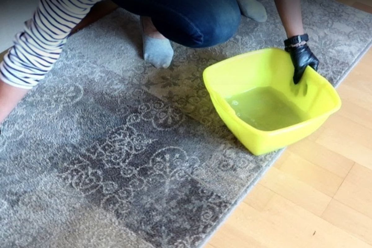 Як за допомогою таблетки для посудомийної машини ідеально почистити килим. Почистіть до ідеального стану палас і килим за допомогою 1 дешевої таблетки.