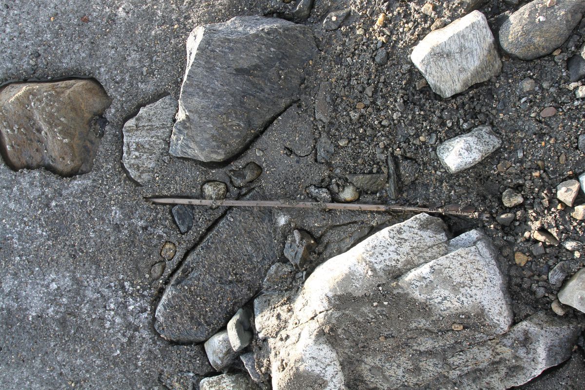 На горі в Норвегії знайдена стріла залізного віку, на якій збереглося оперення з пір'я. Вона поповнила колекцію стародавніх знахідок, що з'явилися з танучих льодовиків.
