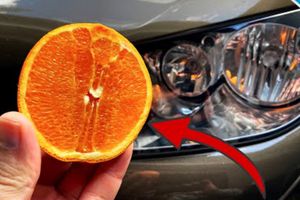 Як за допомогою апельсину прибрати потьмяніння скла фар автомобіля