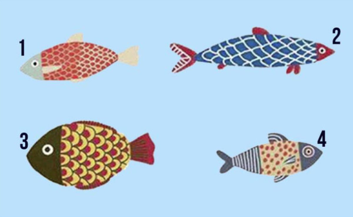 Виберіть рибку і дізнайтеся своє найслабше місце. Психологічний тест на характер.
