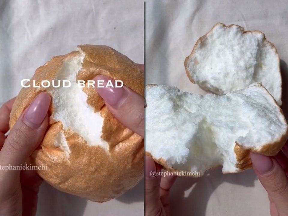 Перевірка гучного рецепта з тік-тока — пухнастий хмарний хліб з 3 інгредієнтів. Спробуйте щось нове!