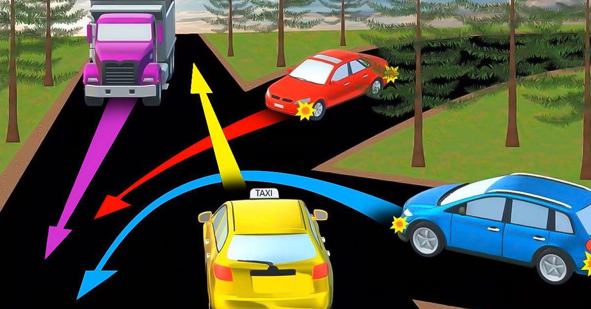 Як роз'їхатися на перехресті: З цим тестом дорожнього руху впорається далеко не кожен водій. Багато недосвідчених водіїв припускаються помилки.
