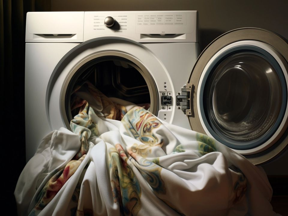 Дуже корисна порада, яка допоможе заощадити час на пранні штор. Виявляється, випрати штори можна разом із гачками.