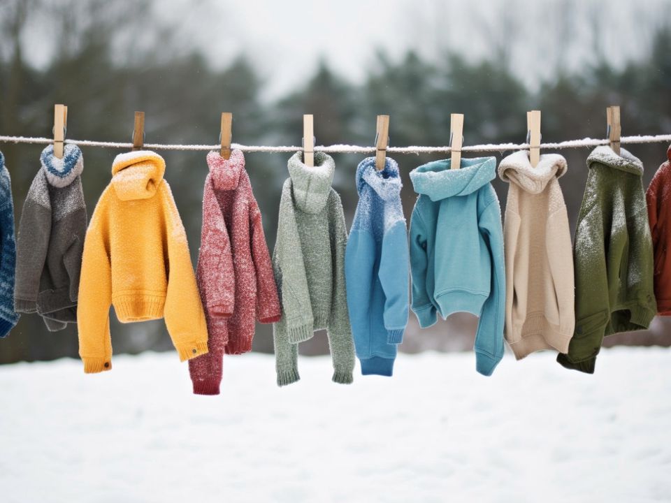 Економія та швидкий результат: Чому корисно сушити білизну на вулиці у холоди. Причини сушити одяг на свіжому повітрі взимку.