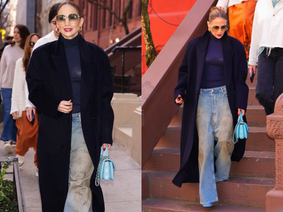Дженніфер Лопес вводить тренд на «брудні» джинси. 54-річна виконавиця завжди на піку модних тенденцій.