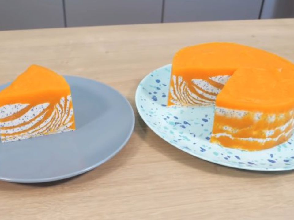 Легкий літній торт з моркви, який можна на дієті. Навіть не віриться, що в основі цього яскравого легкого десерту відварена морква!
