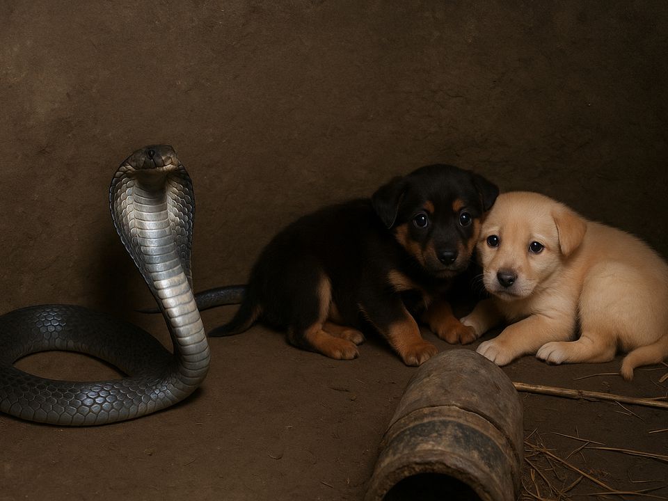 Чому королівська кобра насправді врятувала цих цуценят? Ця історія не про "співчуття". Розбір дурниць з інтернету.