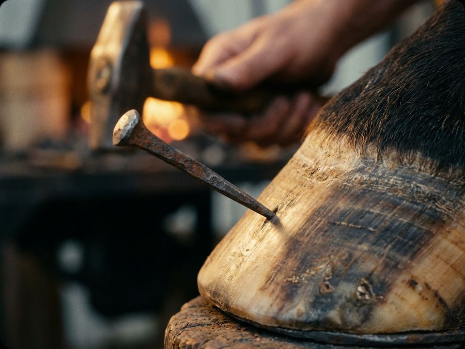Чи боляче коню, коли йому забивають у копито цвяхи і ставлять підкову?. Чи страждає кінь під час підковування.
