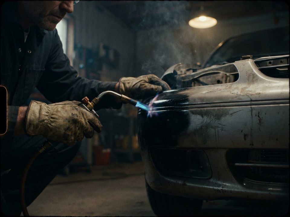 Навіщо перекупники перед продажем обпалюють машину пальником. Шкідлива техніка маскування дефектів.