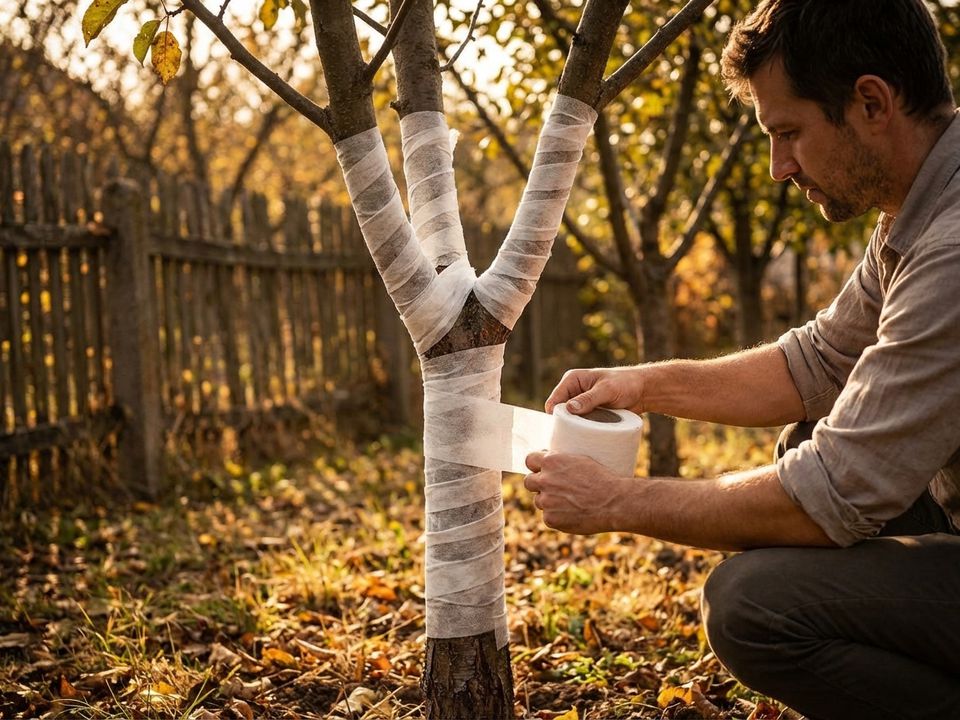 Садовий бинт: Що це таке і як використовувати. Допоможе вашому саду пережити зиму.