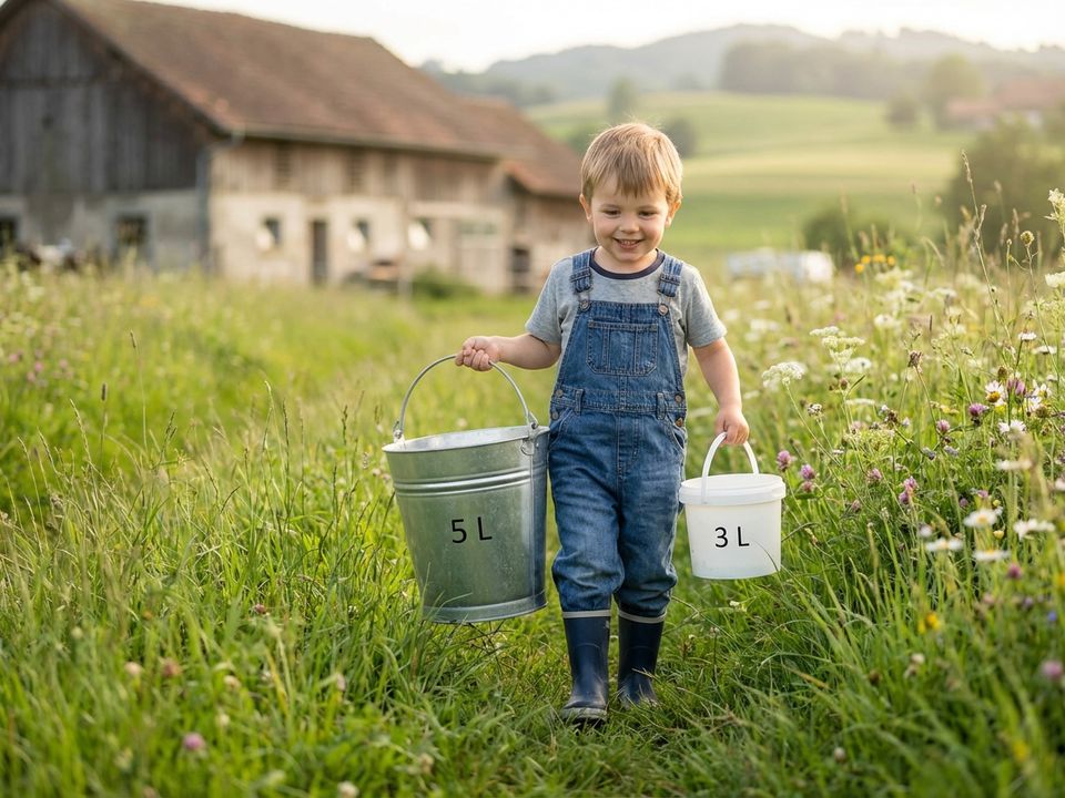Загадка від бабусі: Чи зможете ви принести рівно 4 літри води?. Завдання для молодших класів, над яким і дорослий може довго думати.