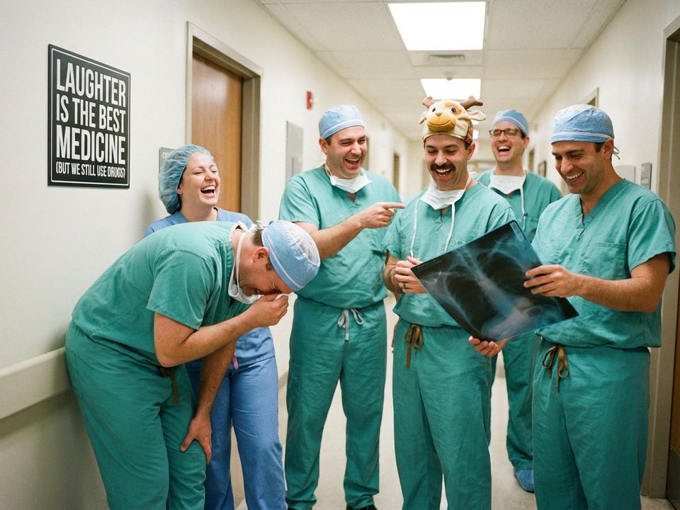 Смішні анекдоти від медиків. Порція бадьорості та гумору.